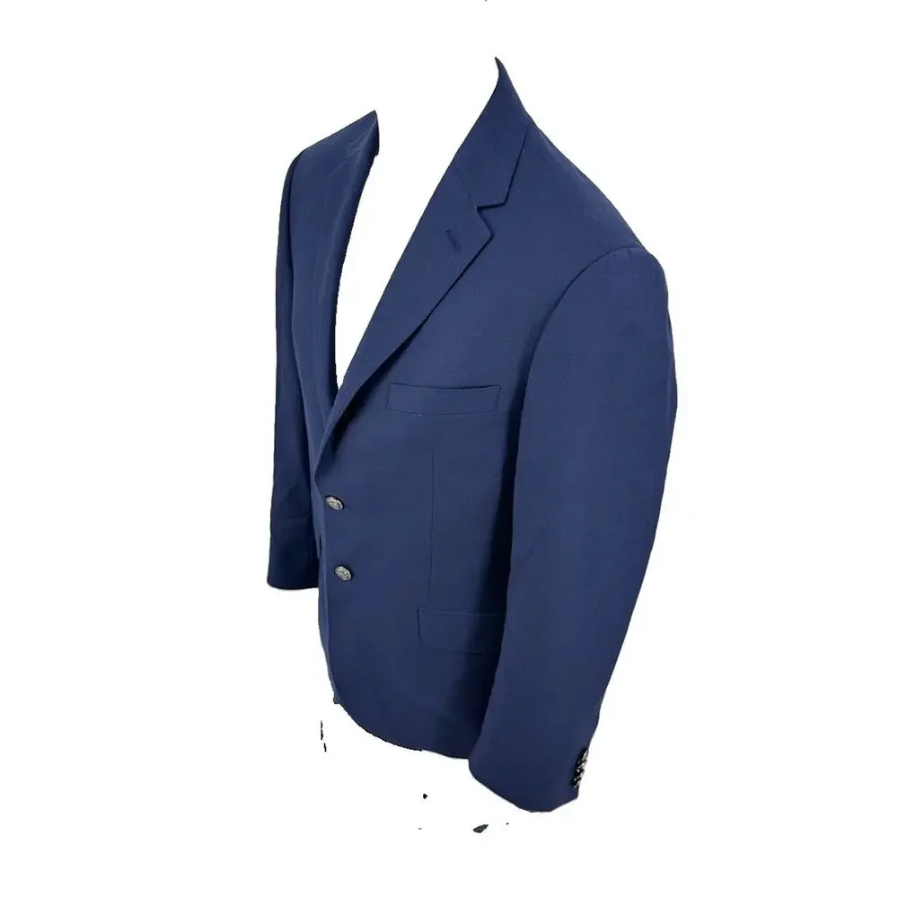 Joseph Abboud Blazer Men 40 Short Blue Heritage Angelico Wool Slim Fit 29-12
